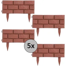 Hti-Living Beeteinfassung Steinmauer Terracotta Nessa