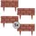 Hti-Living Beeteinfassung Steinmauer Terracotta Nessa