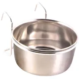 Trixie Edelstahlnapf mit Halter 300 ml/ø 9 cm,