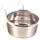 Trixie Edelstahlnapf mit Halter 300 ml/ø 9 cm,