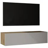 doporro TV-Lowboard 120 cm Weiß Matt