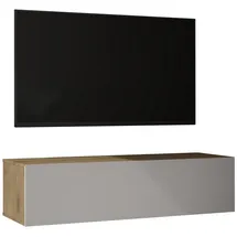 doporro TV-Lowboard 120 cm Weiß Matt
