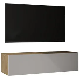 doporro TV-Lowboard 120 cm Weiß Matt