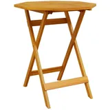 vidaXL Gartentisch Klappbar Ø70 x 75 cm Massivholz Akazie Braun