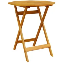 vidaXL Gartentisch Klappbar Ø70 x 75 cm Massivholz Akazie Braun