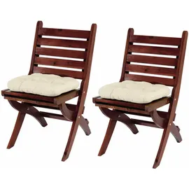 MCW Sitzkissen 41 x 38 x 8 cm beige 4-tlg.