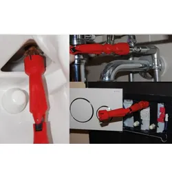 Installationschlüssel für WC-Sitz, und Absperrhähne