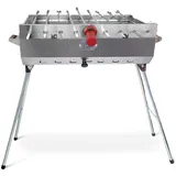 Grillpeter Mangal Set Taschkent Schaschlikgrill mit 9er Drehspieß Spieße Motor