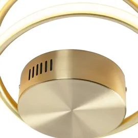 QAZQA Rowan 1-flammig oval gold Aluminium