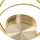 QAZQA Rowan 1-flammig oval gold Aluminium