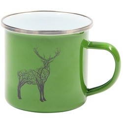 Jagd1 Outdoor Tasse Hirsch Grün