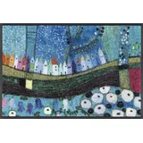 Wash+Dry Stadt in Blau 40x60cm blau