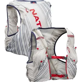 Nathan Pinnacle 12l Trinkweste - Vapor Grey / Ribbon Red - L