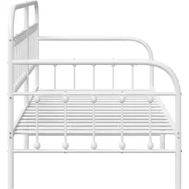 vidaXL Tagesbett 100 x 200 cm Weiß