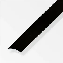 Alfer - Bergangsprofil 1 M, 20 X 2.5 Mm Alu Eloxiert Schwarz Übergangsprofile