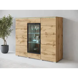 Home Affaire Highboard 120 x 103,3 x 39,5 cm Braun