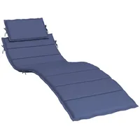 VidaXL Sonnenliegen-Auflage Marineblau Oxford-Gewebe