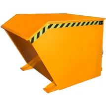 Bauer Kippbehälter Stahl 1500 l Gelborange