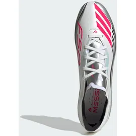 adidas F50 MESSI PRO FG - Ftwr White/Lucid Red/Silver / Lucid Red / Silver - 45 1/3