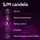 Vibratissimo S/M Kerze Crazy Purple 50 ml