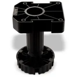 SOTech SO-TECH® 4er Set Möbelfüße Schwarz mit Sockelhöhe 125 mm