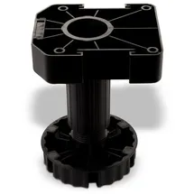 SOTech SO-TECH® 4er Set Möbelfüße Schwarz mit Sockelhöhe 125 mm