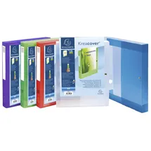 Exacompta Archivbox 59989E 40mm A4 Farben sortiert 5 St.