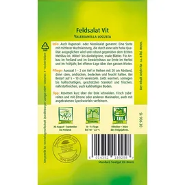 Quedlinburger Feldsalat, Vit