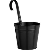 Mica decorations Joey Topf hängend Ø 16 x 15 cm schwarz