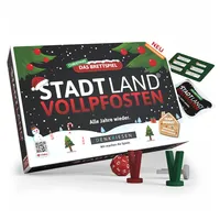 Denkriesen - STADT LAND VOLLPFOSTEN® Das Brettspiel Christmas Edition