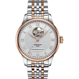 TISSOT Le Locle Powermatic 80 Open Heart Edelstahl 39,3 mm T006.407.22.033.02
