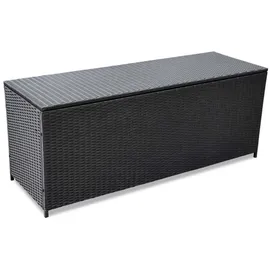 furnicato Garden-Auflagenbox 150 x 50 x 60 cm Schwarz