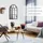 Homcom Wandspiegel 70 x 50 cm Spiegel mit Metallrahmen Dekorativer Hängespiegel Flurspiegel für Schlafzimmer Wohnzimmmer, Schwarz Metall, 2x50x70 Wandspiegel