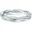 Trilani Ring Sterling Silber Zirkonia in silber | Gr.: 53