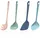 empava Küchenhelfer Set of 4 - Pfannenwender, Suppenkelle, Schöpflöffel, Spaghettilöffel