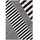 ELLE DECORATION Wollteppich Flux schwarz, Weiß, B:200cm H:12mm L:290cm, Oberfläche: 100% Wolle, Rückseite: 100% Baumwolle, Teppiche, Wolle, Natur, Wohnzimmer, schwarz weiss, Geometrisch, Streifen