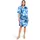 Betty & Co Hemdblusenkleid Blusenkleid Blau/Weiß 44
