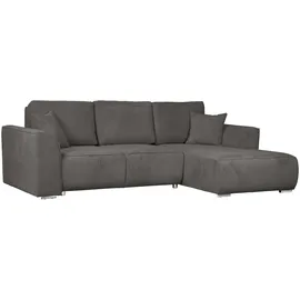 OTTO home Ecksofa OTTO HOME "BEATRICE optionale Schlafsofa mit Bettkasten, B/T/H: 265/170/86 cm", grau, B:265cm H:86cm T:170cm, 100% Polyester, Sofas, Ecksofa, L-Form, wahlweise auch mit Bettfunktion und Bettkasten