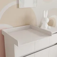 Vicco Wickelaufsatz Weiß, 80x76 cm, Wickelauflage, Wickelkommode