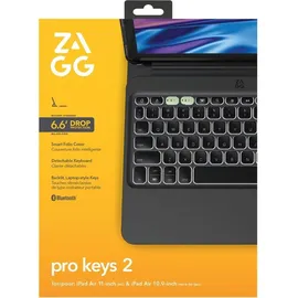 ZAGG KB Pro Keys 2 für iPad 11 (2. Generation) Schwarz