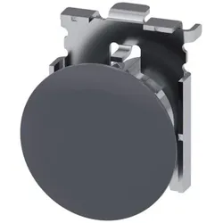 Siemens 3SU19600FA800AA0 Blindverschluss für freie Befehlsstellen, 30 mm, Metall matt, sandgrau
