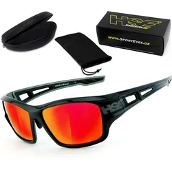Sportbrille | 2095bs | Laser red | Steinschlagbeständig | beschlagfrei ROT No Size
