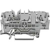 WAGO 2002-1661 Basisklemme 5.20 mm Zugfeder Belegung: L Grau