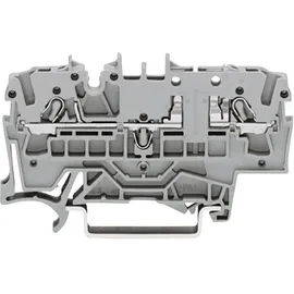 WAGO 2002-1661 Basisklemme 5.20 mm Zugfeder Belegung: L Grau