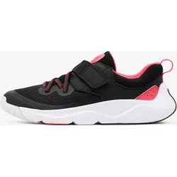 Sportschuhe Kinder Klett & elast. Schnürung - Playful Fast schwarz/rosa 35