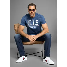 H.I.S. T-Shirt blau L