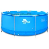 your GEAR Steel Frame Pool - div. Modelle/Größen - rund rechteckig oder quadratisch, 70-122 cm hoch Stahlrahmenpool Gartenpool Aufstellpool Schwimmbecken 300x200 300x300 400x200 Ø 366cm Ø 457cm