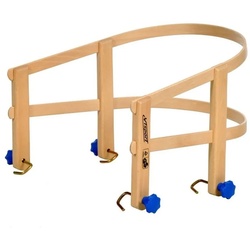 COLINT Schlitten Schlittenlehne aus Buchenholz, Schlitten, Lenkbob, Lenkschlitten, Rennrodel, Rodel