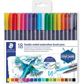 Staedtler Pinselmarker Design Journey Marsgraphic duo 18er Etui,