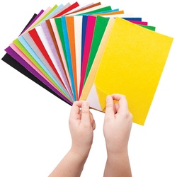 Großpackung Selbstklebende Filzplatten  (pro Set 50) Bastelbedarf Verzierung & Dekorationen
